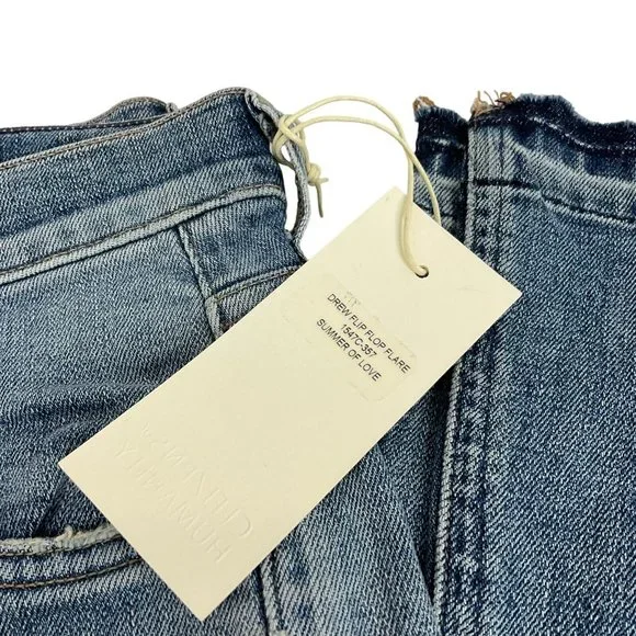 Citizens of Humanity Jeans Women's Sz 28 Blue Drew Flip Flop Flare Mid $228 Nwt - Picture 6 of 16